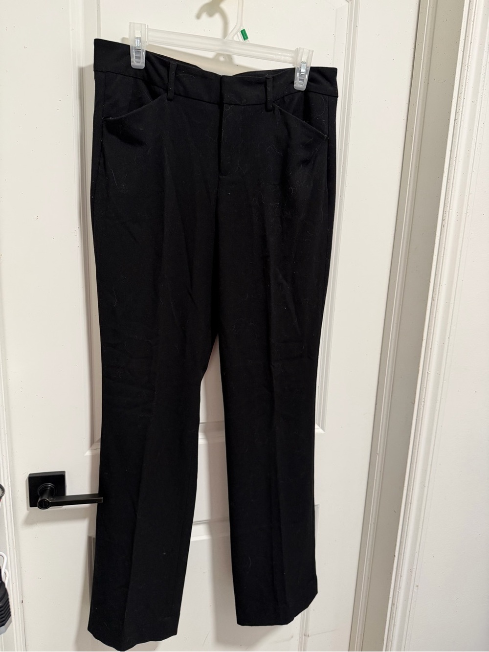 Nine West Black Straight-Leg Dress Pants